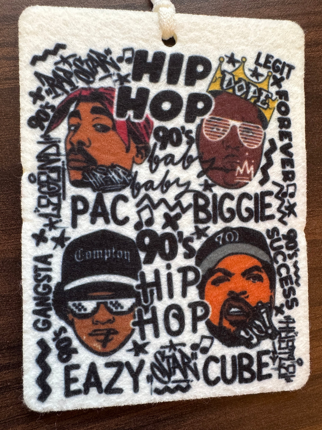 Throwback Hip-Hop Air Freshener – Smells Like 90s Beats 🎧