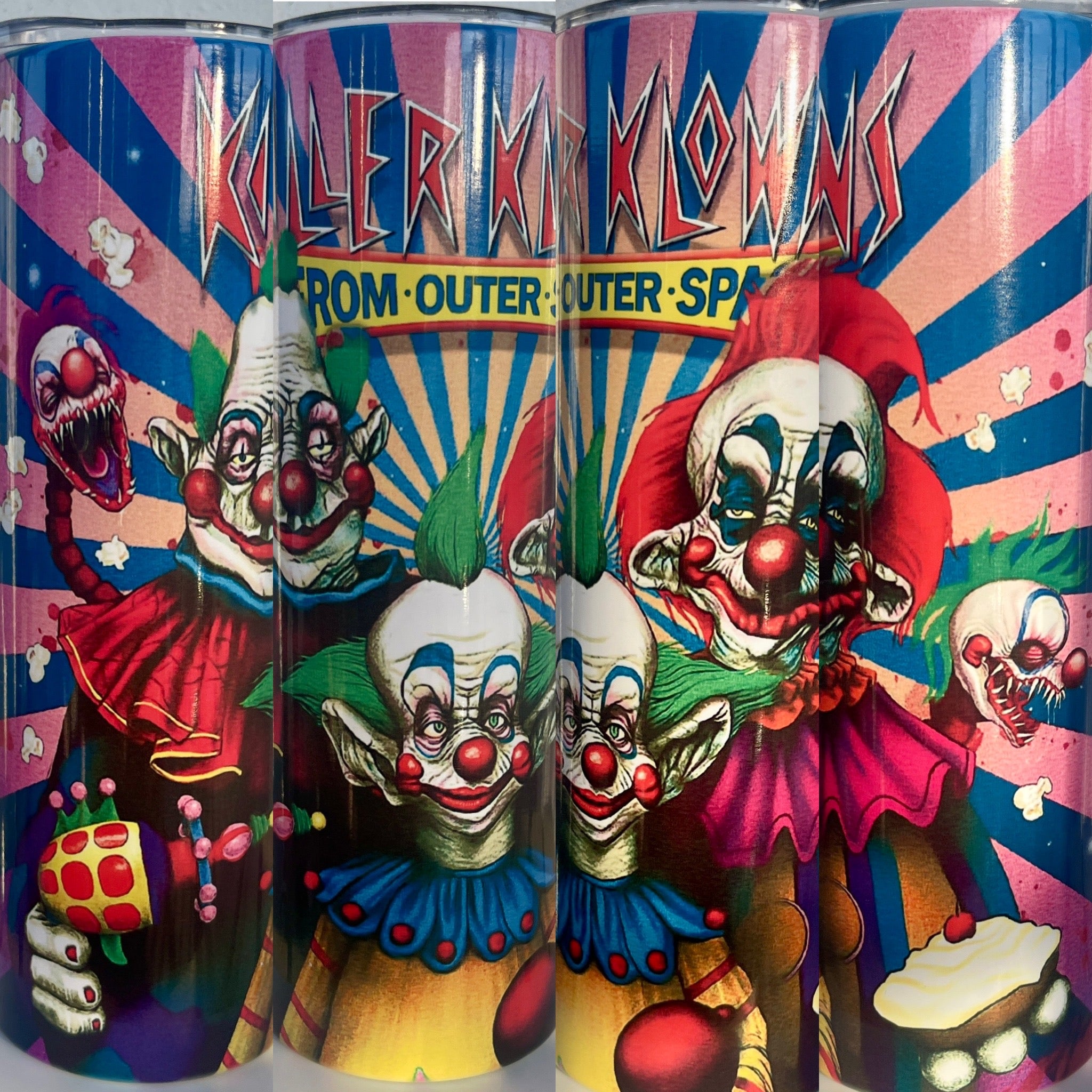 Killer Klowns From Outer Space - Stripes Tumbler