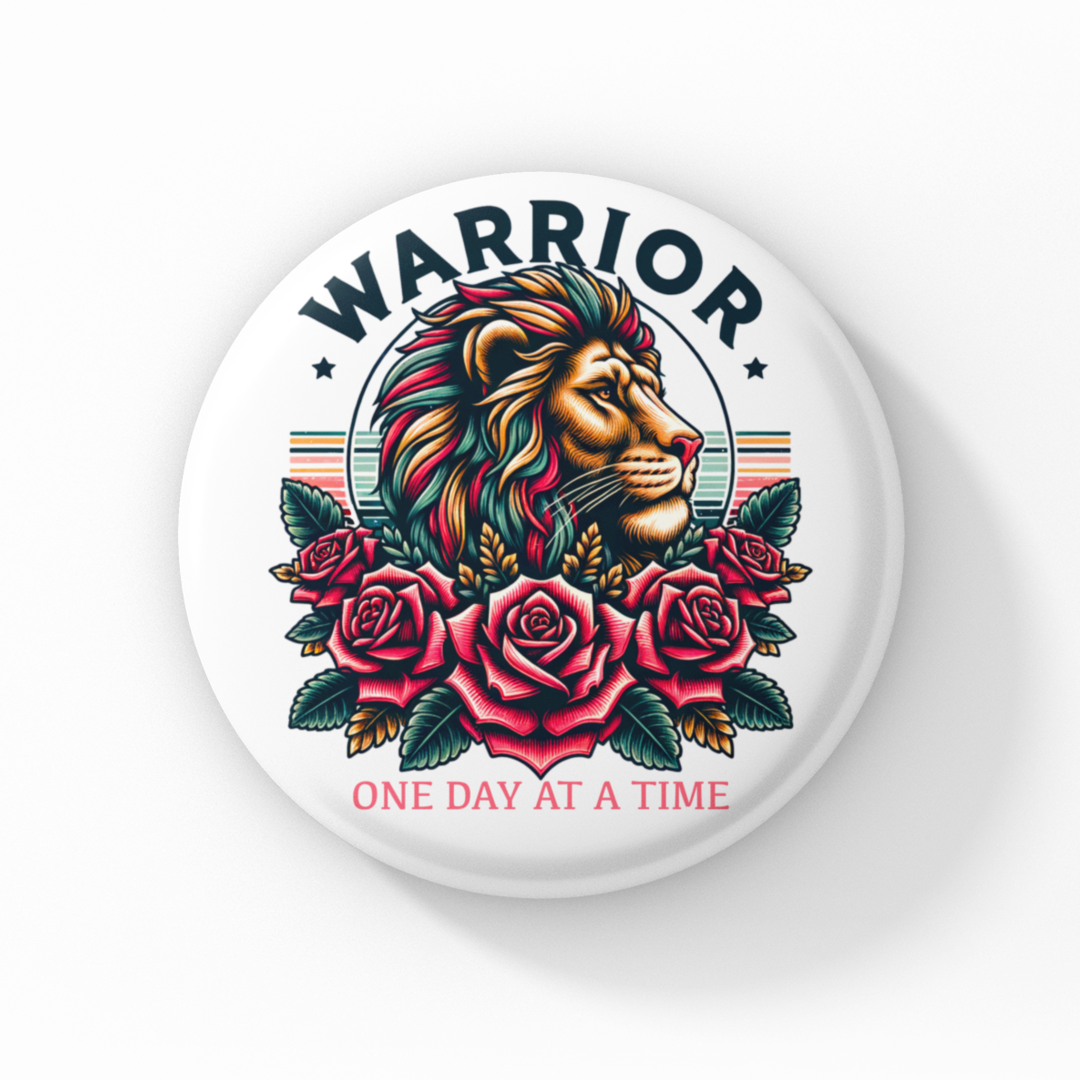 Warrior - One Day At a Time button