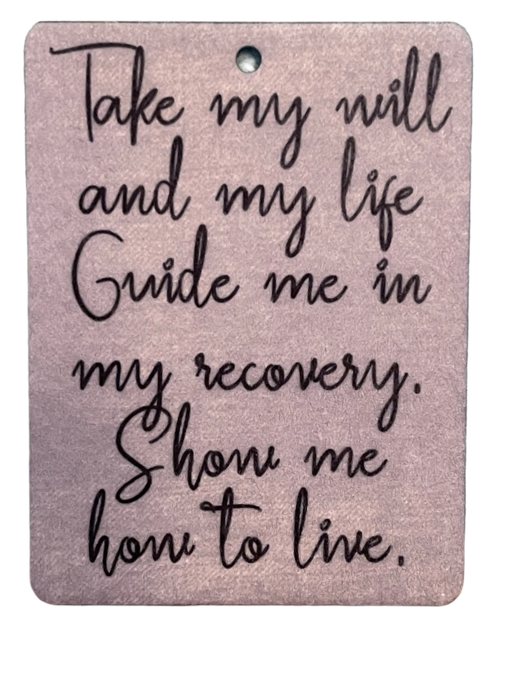 3rd step prayer car air freshener