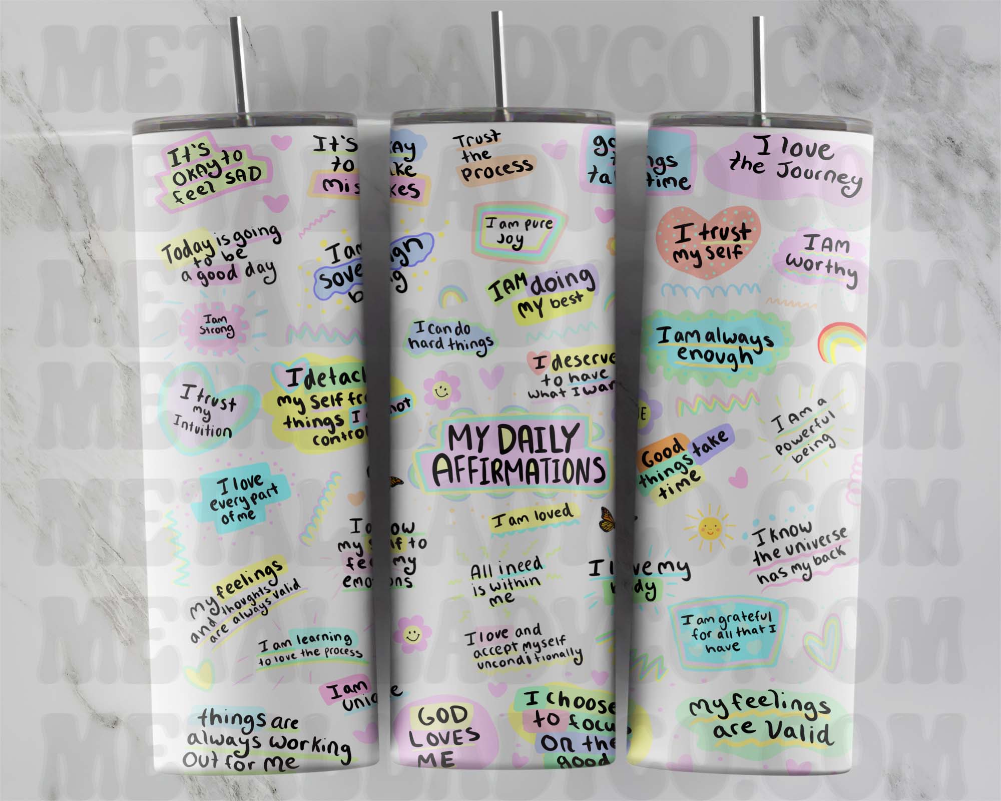 Daily Affirmations - Affirmation Tumbler